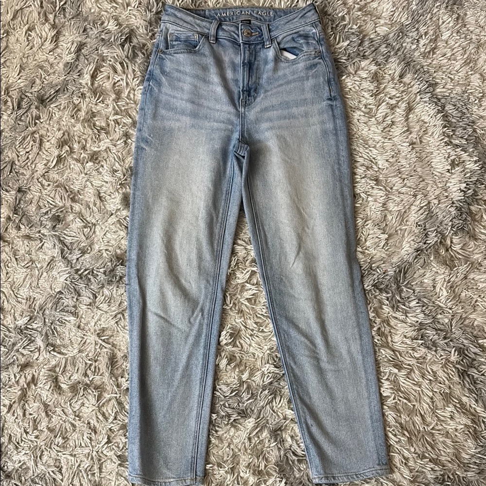 American Eagle Outfitters Women's Light Blue Jeans